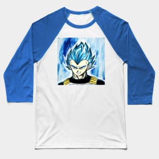 vegeta the super saiyan god in blue in dragonball Baseball T-Shirt